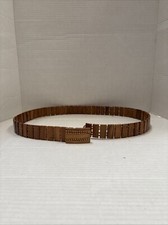 Vintage Womans Wood Belt
