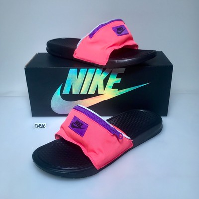 fanny pack slides pink