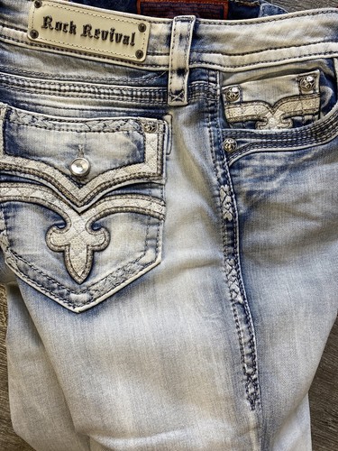 NEW Distressed Rock Revival Raven B4 