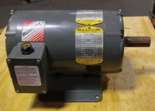 BALDOR 3 HP / 5 HP AC MOTOR 190/208-230/460 VAC 3Ø 2900/3450 RPM 182T M16B