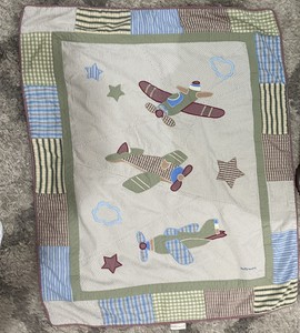 Baby Martex Crib Bedding Blanket Seersucker Airplane Plaid Quilted Boy Nursery Ebay Baby Martex Crib Bedding Blanket Seersucker Airplane Plaid Quilted Boy Nursery Ebay