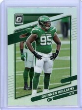2021 Donruss Optic Quinnen Williams New York Jets Silver Prizm Parallel Card #73