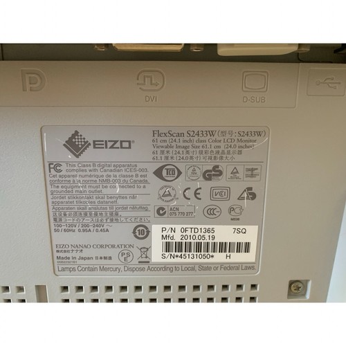 EIZO FlexScan S1934H-GY 19-in LED display Color LCD IPS Monitor SXGA Gray - Picture 16 of 20