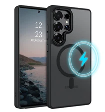 For Samsung Galaxy S25 Ultra S24 S23 S22 Case Mag Safe Magnetic Shockproof Cover