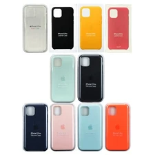 Genuine Original Apple iPhone 11 Pro Leather & Clear & Silicone Case - Open box