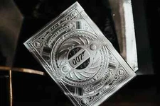 Theory11 James Bond Silver Edition Premium Playing Cards Poker Magic NEW