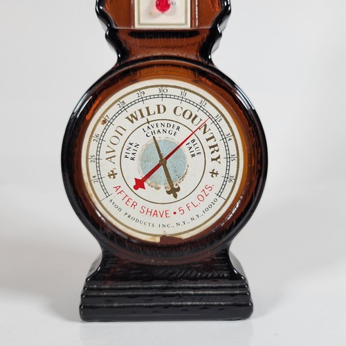 Vintage Avon Wild Country After Shave 5 Fl Oz Bottle Thermometer Tower EMPTY - Picture 8 of 10