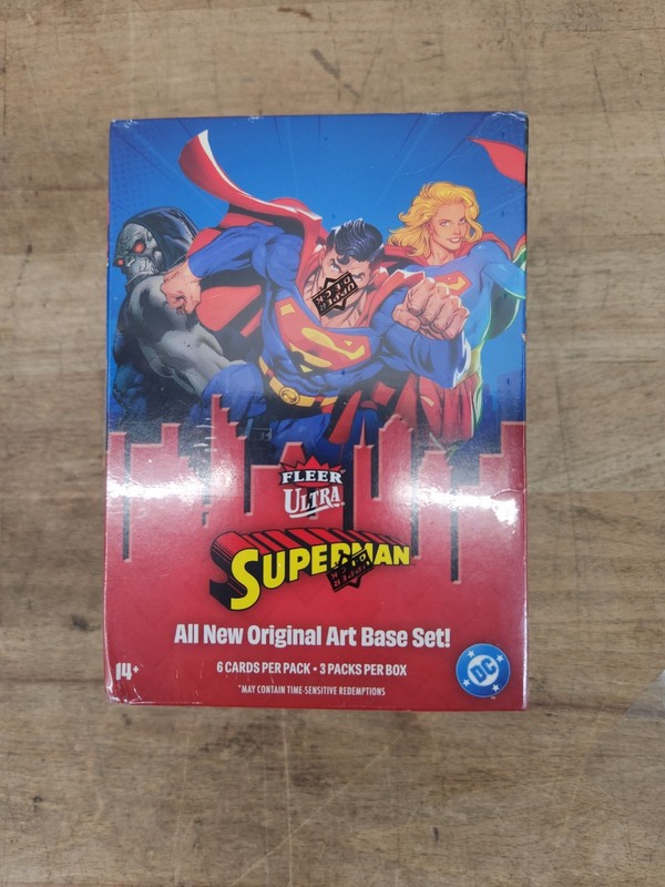 DC Fleer Ultra 2025 Superman Trading Card BLASTER Box [3 Packs] -NEW/SEALED-