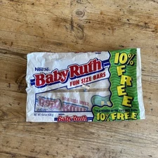 Vintage Baby Ruth Candy Bag Junk Food 90s Empty Nestle Foodie Fun Size Bars