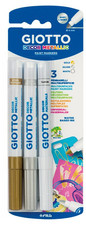 Metallic Decor Markers Set Of 3 Gold/silver/white