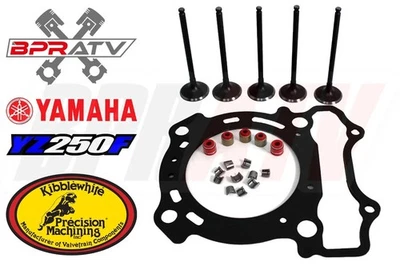 01-13 YZ250F YZ 250F Intake Exhaust Valves Kit Gasket KIBBLEWHITE Seals Keepers - Bild 1 von 4