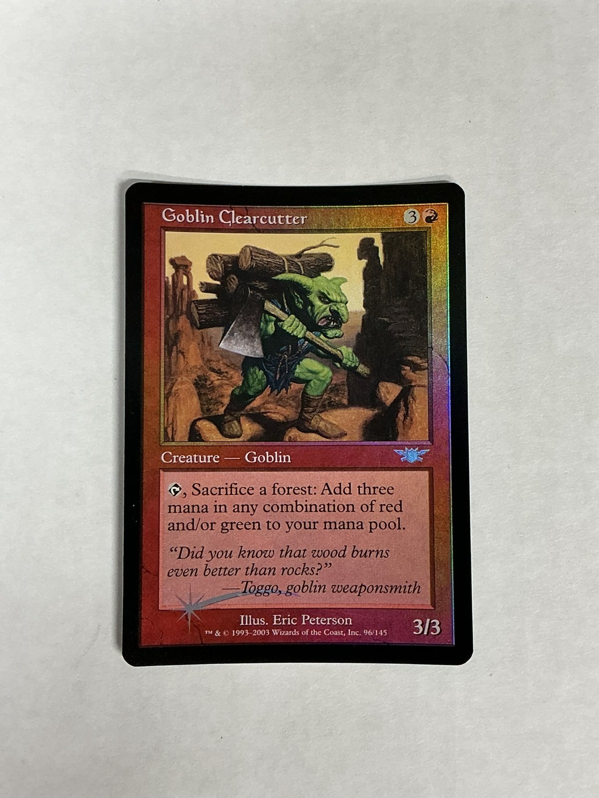 Goblin Clearcutter 96/145 Foil Legions MTG NM Free Shipping! MJ