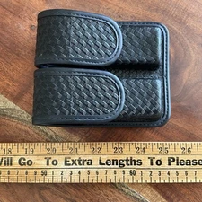 Blackhawk Molded Basket Weave Double Mag Pouch C1386 9mm/.40 DBL Stack