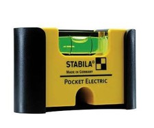 Stabila Wasserwaage Pocket Electric mit G&uuml;rtelclip elektrisch  Wasserwaage