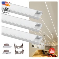 1M Led Aluminium Channel U Shape Silver Anti-Glare For Ceiling Led Strip Lights