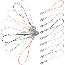 100 Pcs Lobster Clasp Cell Phone Charms Lanyard Straps to Decorate