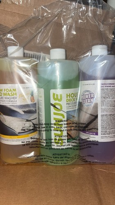 #ad Sun Joe 3 Pack Pressure Washer Concentrate Formula Biodegradable Detergent Trio $12.00