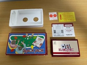 Nintendo Game & Watch Black Jack BJ-60 Multi Screen 1985 with Box Tested