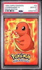 1999 TOPPS POKEMON THE MOVIE EDT #E4 CHARMANDER #4 PSA 10