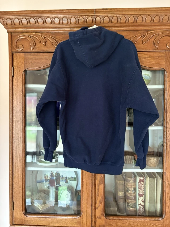 Толстовка с капюшоном женская MICHIGAN Steve & Barry's большая темно-синий пуловер толстовка - Изображение 2 из 4