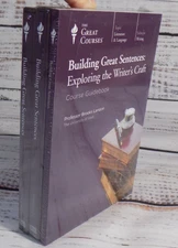 The Great Courses DVD Set Writer's Craft: BUILDING GREAT SENTENCES New/Sealed