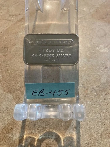 1 ENGELHARD 1 OZ. .999 FINE SILVER BAR