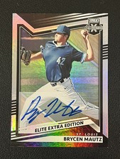 Brycen Mautz 2022 Panini Elite Extra Edition Auto Cardinals