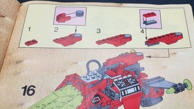 LEGO Space M-Tron 6923 Particle Ionizer  W/Instructions & Damaged Box