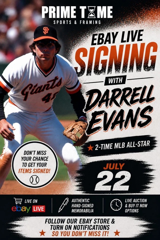 Live With DARRELL EVANS!