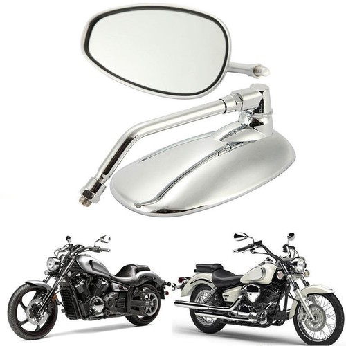 1 par de espejos retrovisores cromados para moto Suzuki B-King Bandit 1200 - Imagen 6 de 20