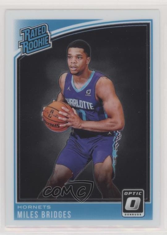 2018-19 Panini Donruss Optic Rated Rookie Miles Bridges #172 12vy