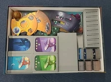 SETI Board Game - SLEEVED CARDS Storage Solution Organizer Box Insert 3d printed