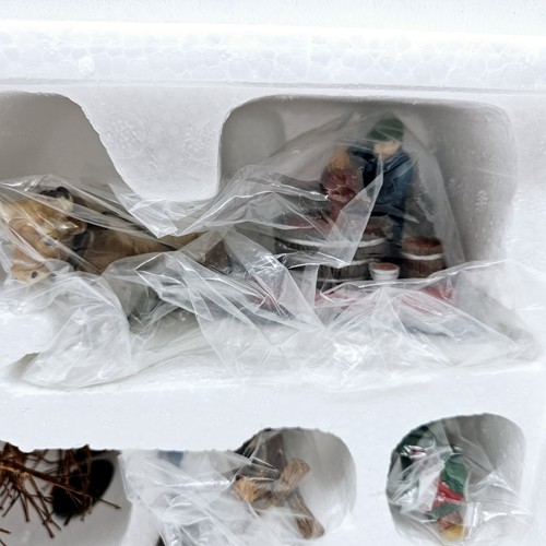 Dept 56 Tapping the Maples Set of 7 Heritage Christmas Village in Box - Picture 5 of 7
