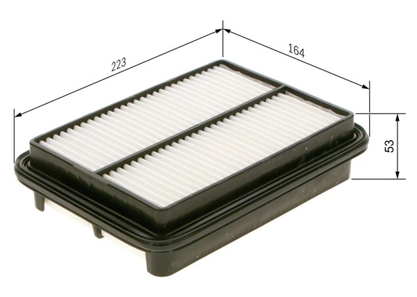 Bosch Luftfilter 1 987 429 123 Filtereinsatz FüR Celica Daihatsu Starlet Toyota-image