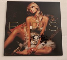 Album debutto Paris Hilton firmato su copertina vinile rosa LP autografo RARO