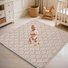 Tappeto Gioco Bambini 120X120Cm, Tappeto Neonato Pieghevole Morbido & Antiscivol