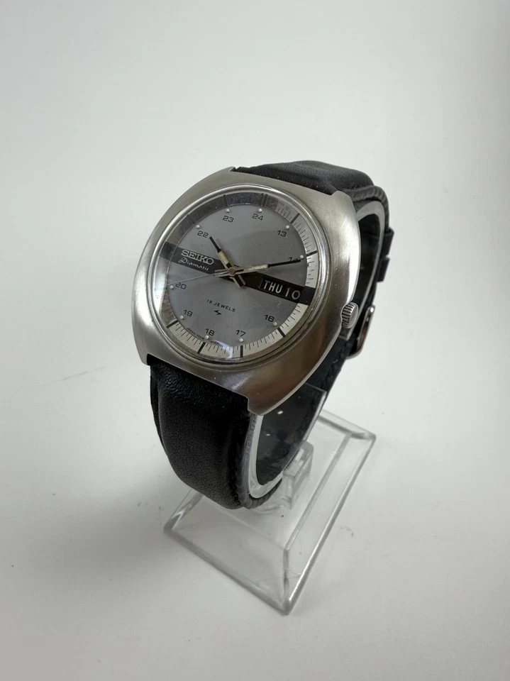 Reloj vintage Seiko Diamatic 7006-6020 automático 1975 Japón 19J esfera bicolor..- Foto 3 de 4