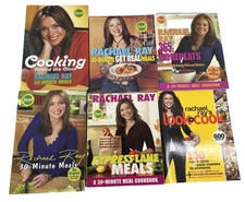 Rachael Ray 30 Minute Meals Food Network Show Cookbook lot 6 First Edition Books