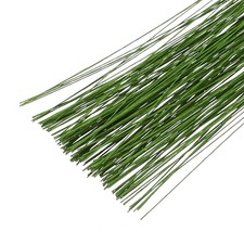 F&uuml;r Floristikdraht 24G 14,2" 160 Stk. Papierummantelt Gr&uuml;n
