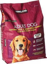 Kirkland Signature Adult Formula Chicken, Rice and Vegetable Dog Food 40 lb. 1.70 per gallon