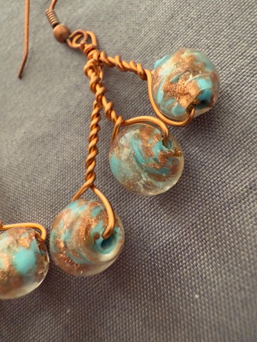 Handmade Mod Mid Century Modern Style Geometric Earrings - Beads, Shrink Plastic - Picture 30 of 78
