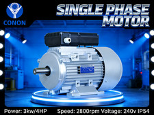3kw 4HP 2800rpm CSCR Electric motor single phase 240v compressor REVERSIBLE SAW