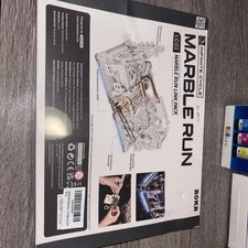 ROKR DIY Infinite Cycle Marble Run Link Pack LG01 Marble Spaceport To Night City