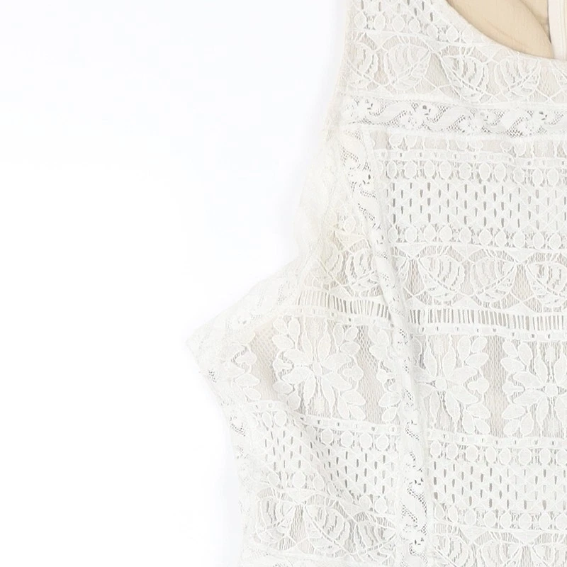 Vestido de encaje blanco AllSaints para mujer talla 12 Foto 4 de 4