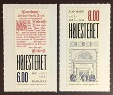 Denmark 2011 Supreme Court Anniversary MNH