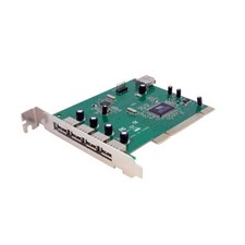 7 Port Pci Usb Card Adapter - 4 X 4-pin Type A Female Usb 2.0 Usb External