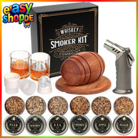 Whiskey Smoker Kit Mit 6 Holzchips Und 2 GläSern, Ohne Butan