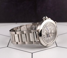 Cartier 41mm Pasha de Cartier Skeleton Stainless Steel Automatic Mens Watch 4282 5