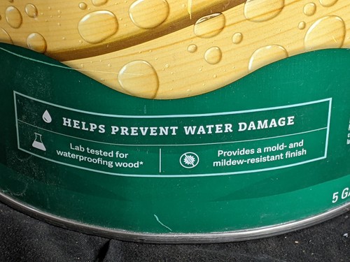 Sellador de madera Thompson's Waterseal protección impermeabilizante 5 galones, transparente 9001 - Imagen 2 de 7