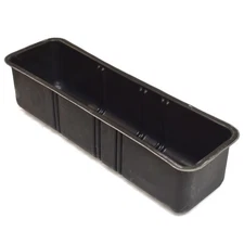 Lowe Boat Livewell Storage Tub | 11 1/2 X 46 X 14 Inch Black Plastic